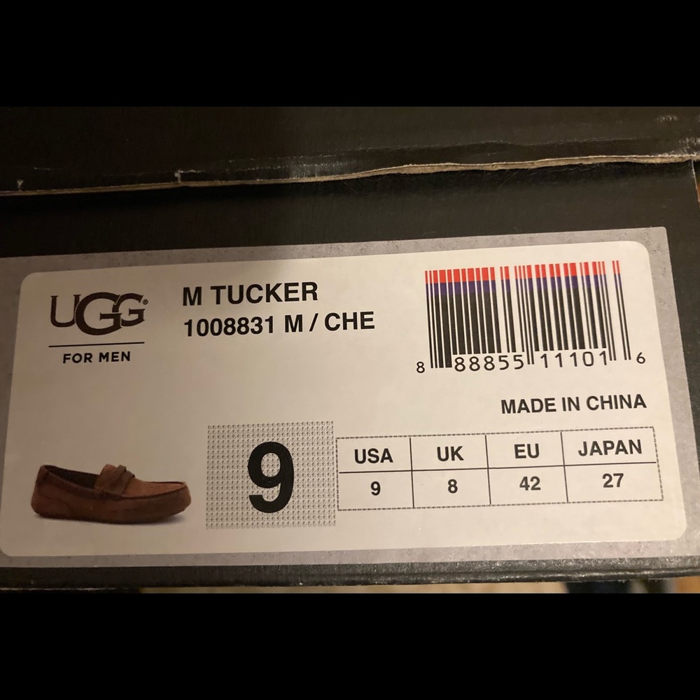 UGG men’s size suede  indoor / outdoor slippers